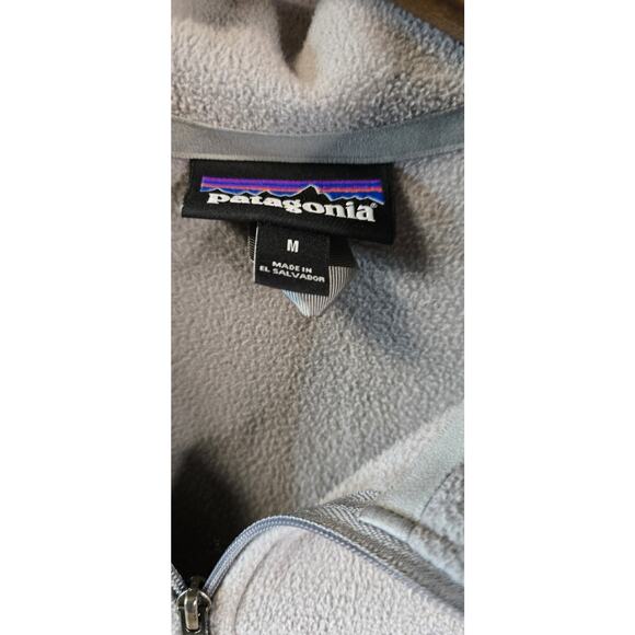 Patagonia Full Zip Fleece Jacket Gray Medium Pre Owned - Picture 2 of 13